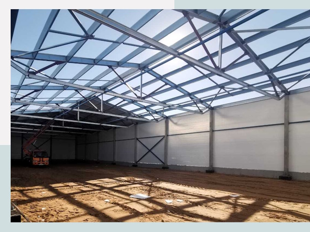 Строительство сенохранилищ в Котласе