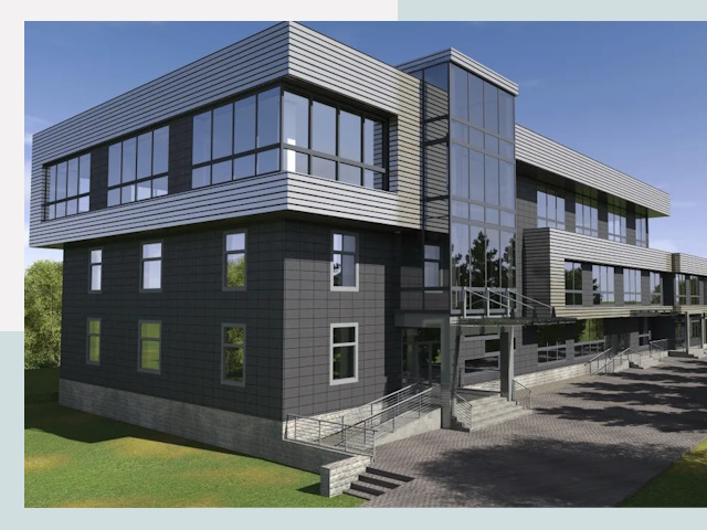 Административные здания в Котласе