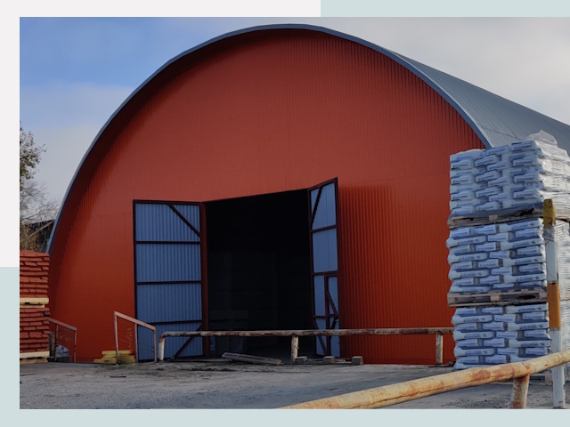 Полукруглые ангары по цене от 622 руб. в Котлас