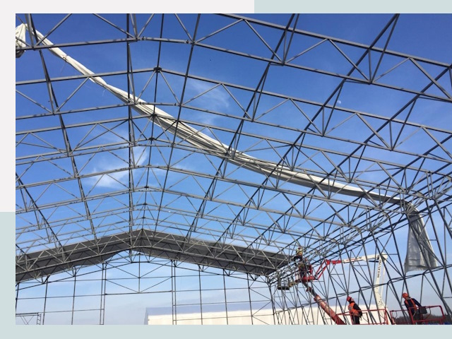 Шатровые ангары от 622 руб. в Котласе и Архангельской области