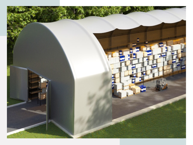Тентовые ангары в Котласе