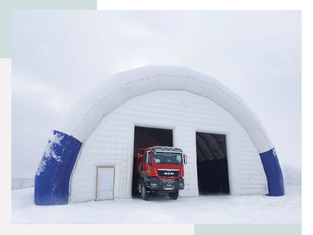 Мобильные ангары в Котласе