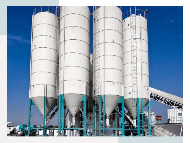 Строительство цементных силосов в Котласе