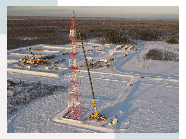 Мачты связи в Котласе