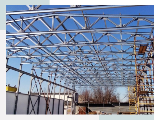 Металлокаркасы для складов в Котласе